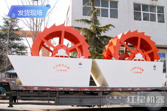 中小型撈砂機發往用戶現場