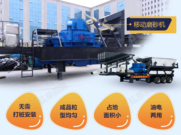 移動制砂機優勢展示