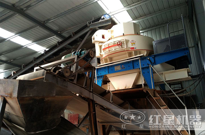 小型制砂機客戶現場